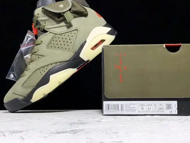 Kicktheory Air Travis Jordan x CN1084-200 Medium Olive 6 Scott 0523